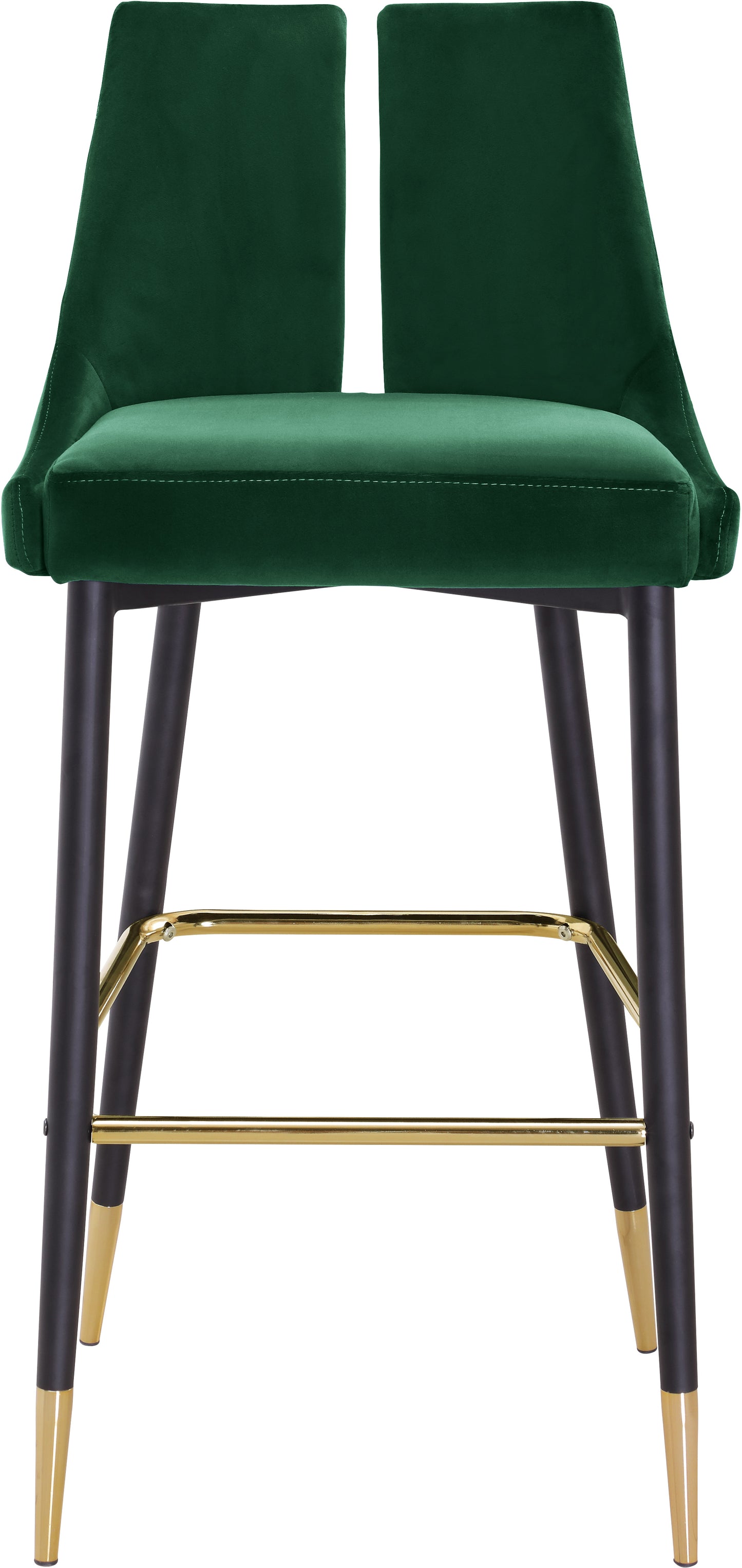 lainy green velvet stool c