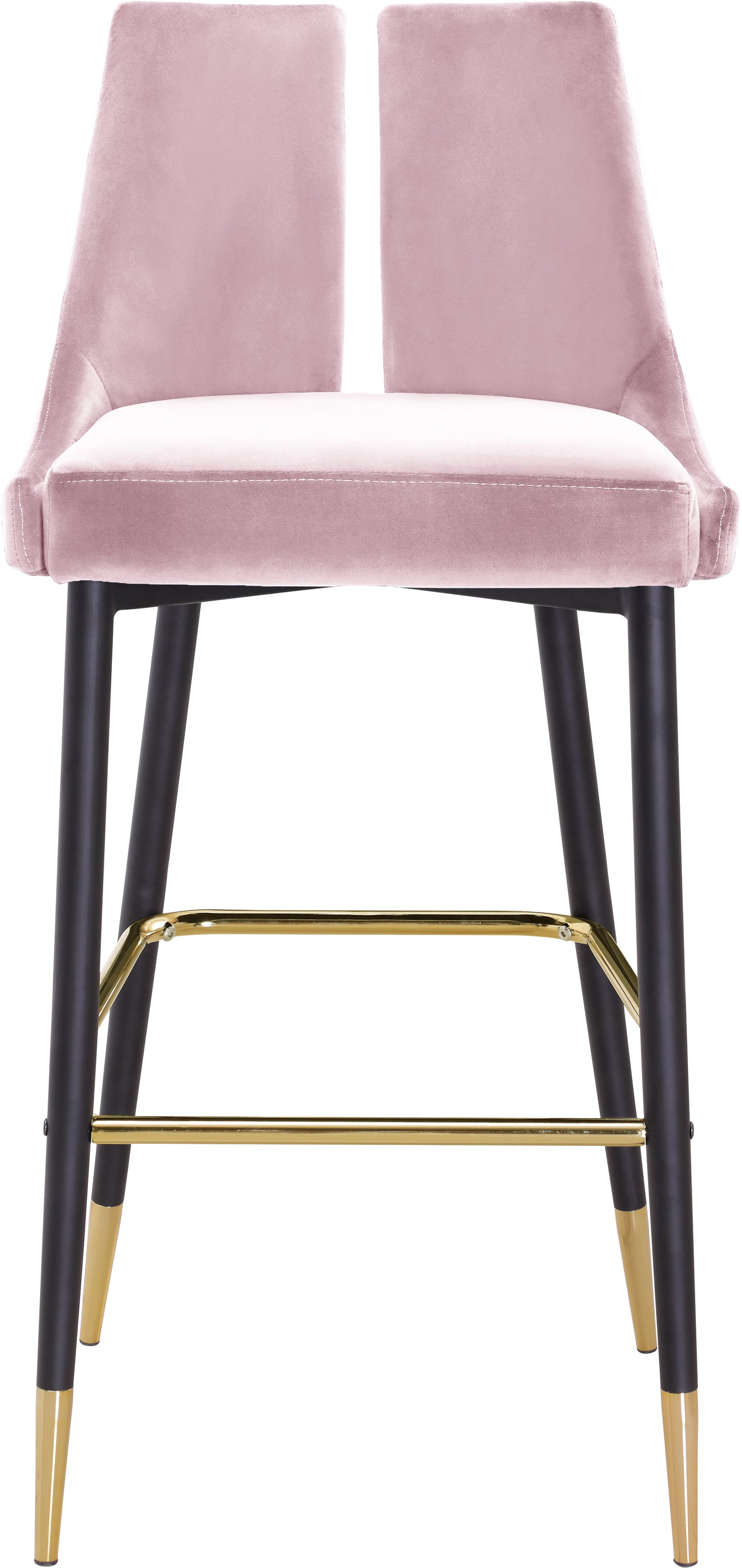 lainy pink velvet stool c