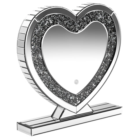 Anastasia Heart Shaped Vanity Mirror SilverMirror