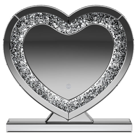 Anastasia Heart Shaped Vanity Mirror SilverMirror