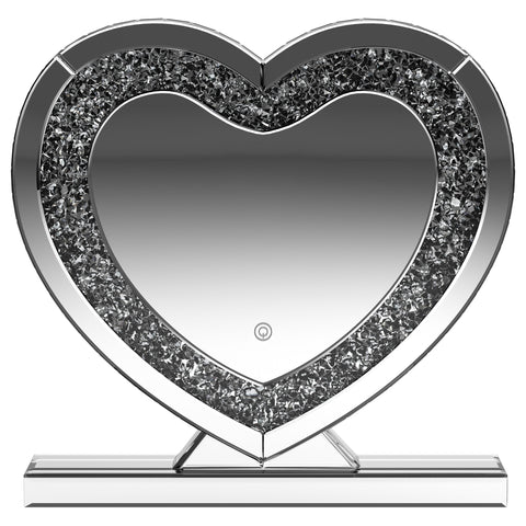 Anastasia Heart Shaped Vanity Mirror SilverMirror