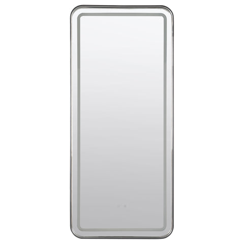 Quetzal LED Standing Mirror with Bluetooth Speaker Black