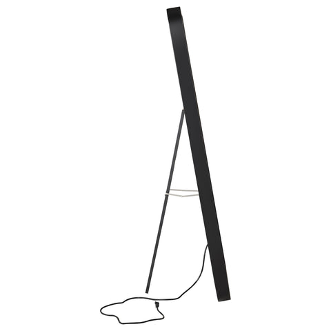 Quetzal LED Standing Mirror with Bluetooth Speaker Black