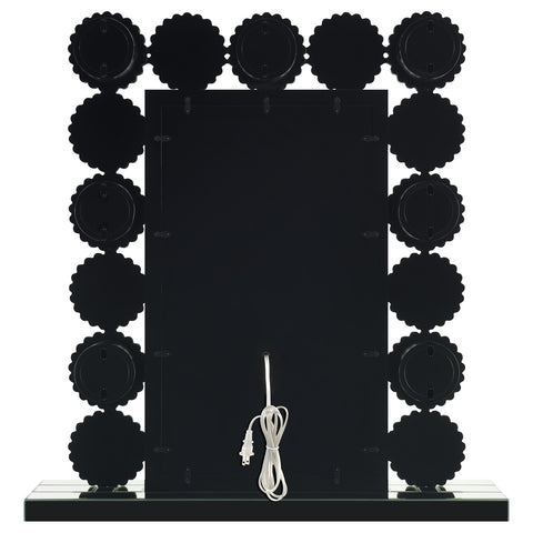 Celina Vanity Mirror with Lighting SilverMirror