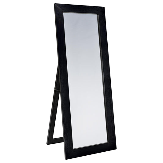 Bledel Tempered Glass Full Length Standing Mirror Black Oak