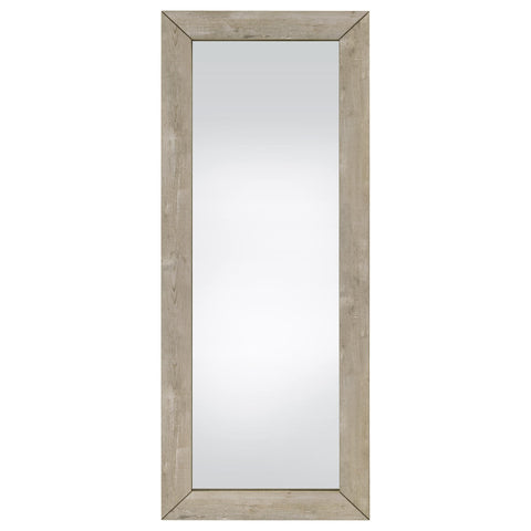 Bledel Tempered Glass Full Length Mirror Grey Washed Oak
