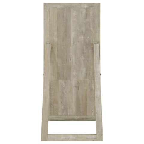 Bledel Tempered Glass Full Length Mirror Grey Washed Oak