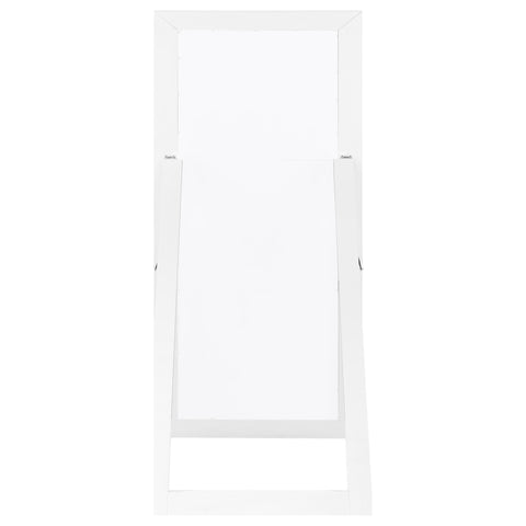 Bledel Tempered Glass Full Length Mirror White High Gloss