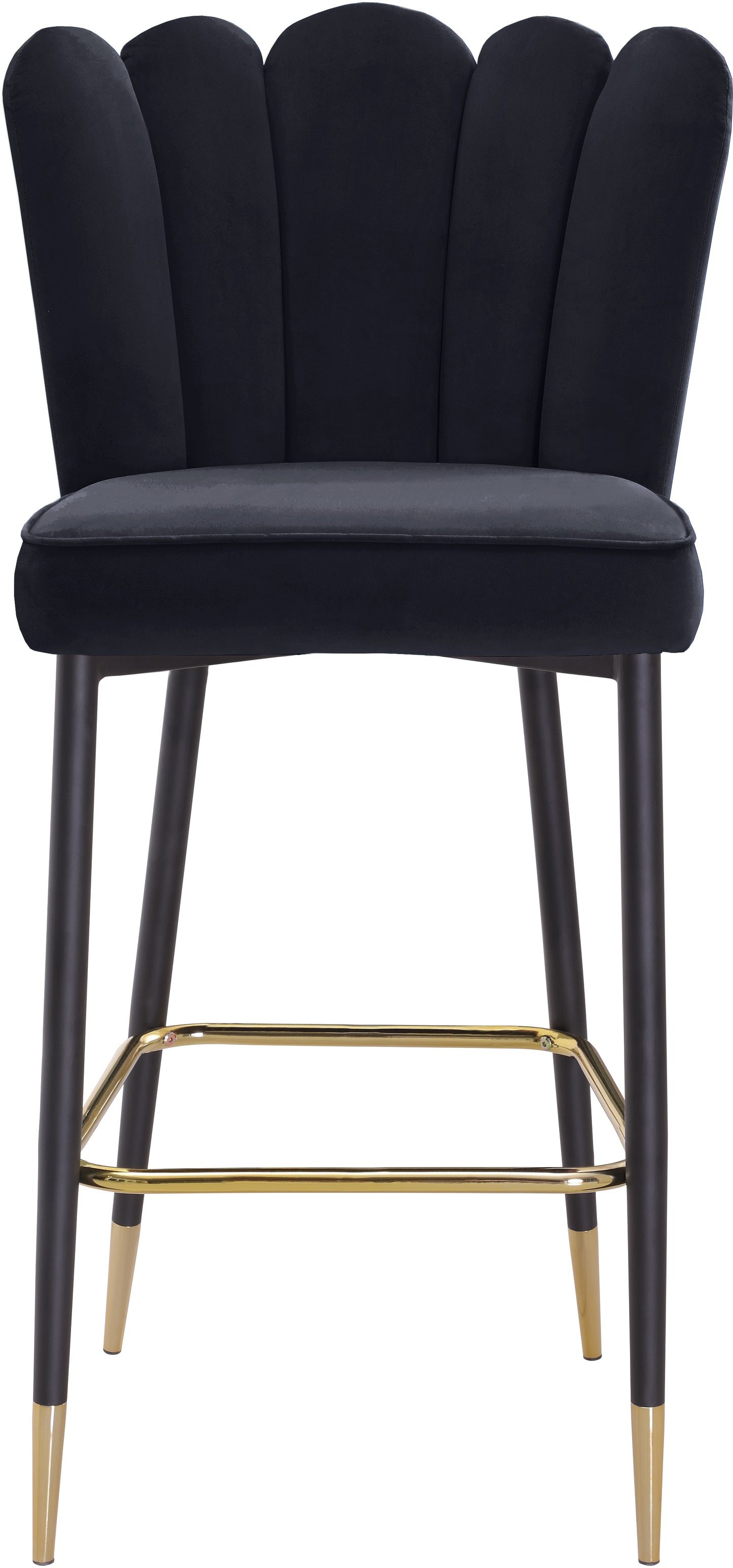 margo black velvet stool c