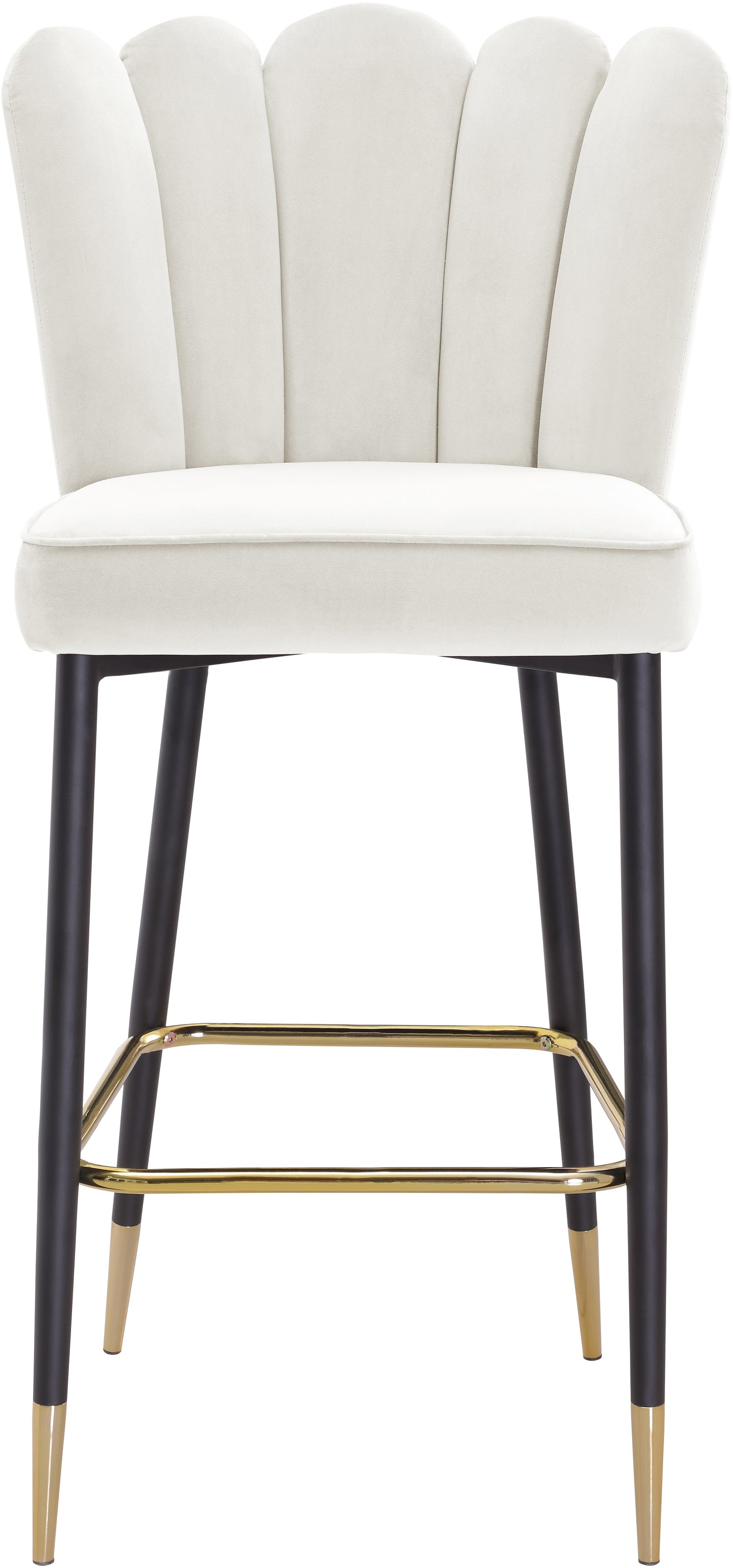 margo cream velvet stool c