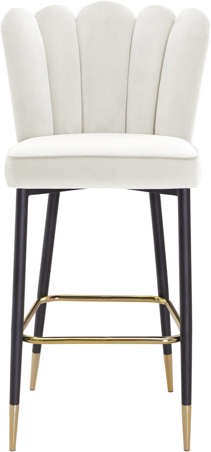 Margo Cream Velvet Stool C