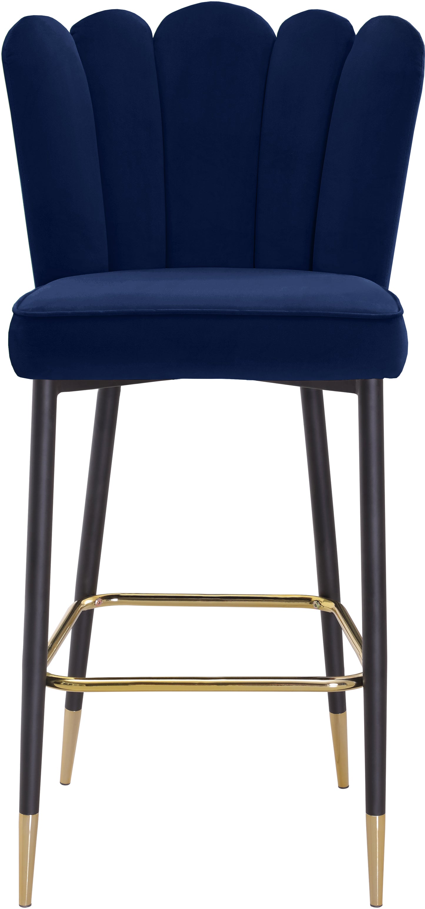 margo navy velvet stool c