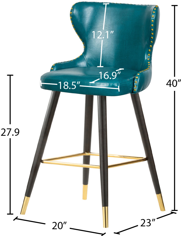 gallo blue faux leather counter/bar stool c