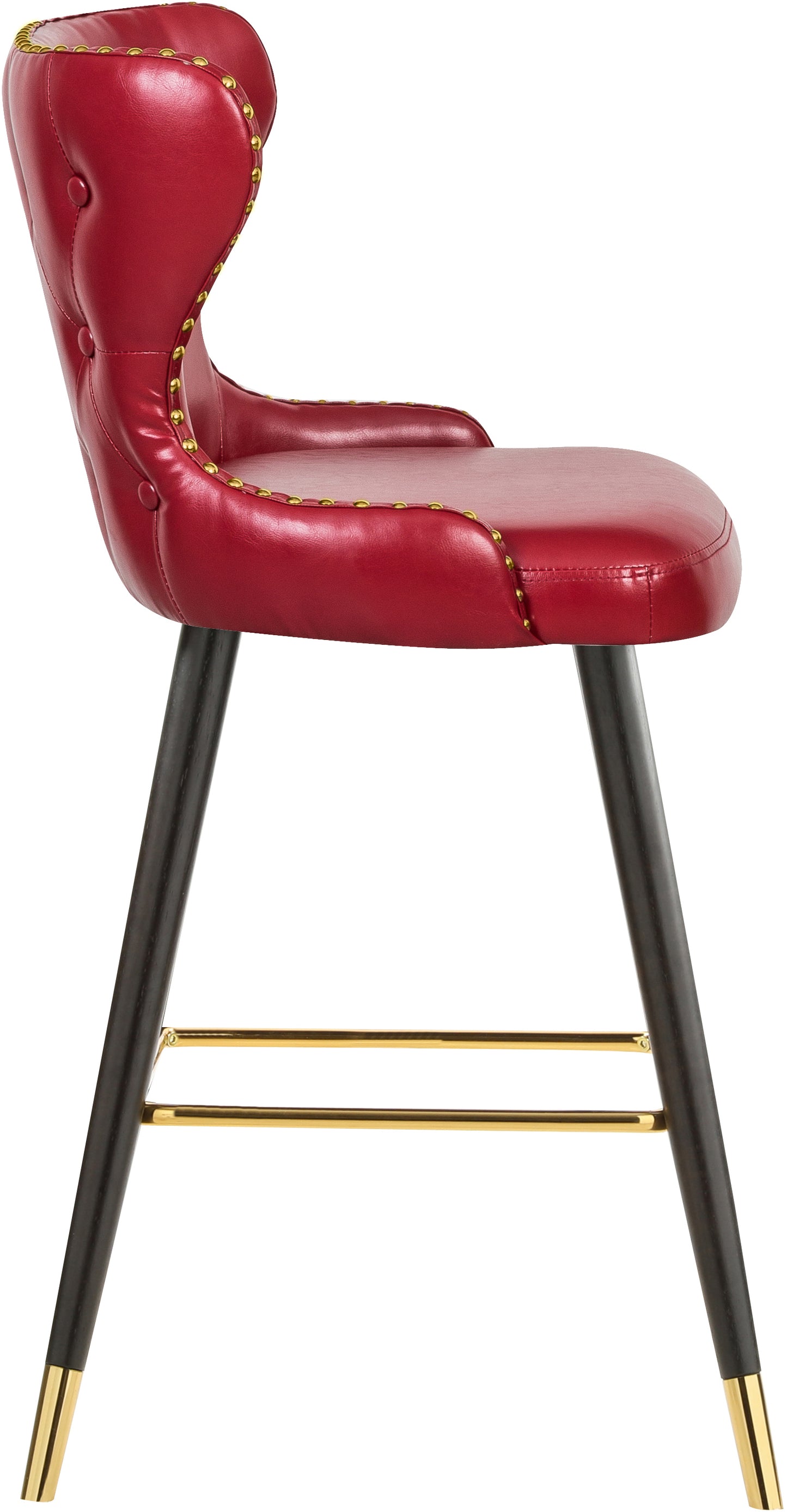 gallo red faux leather counter/bar stool c