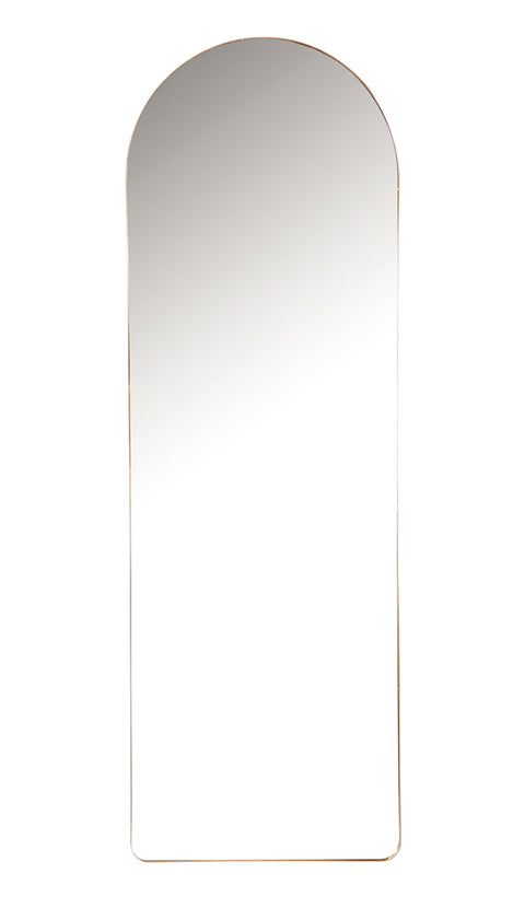 Melinda 20 x 60 Inch Metal Framed Floor Mirror Rose GoldRose Gold
