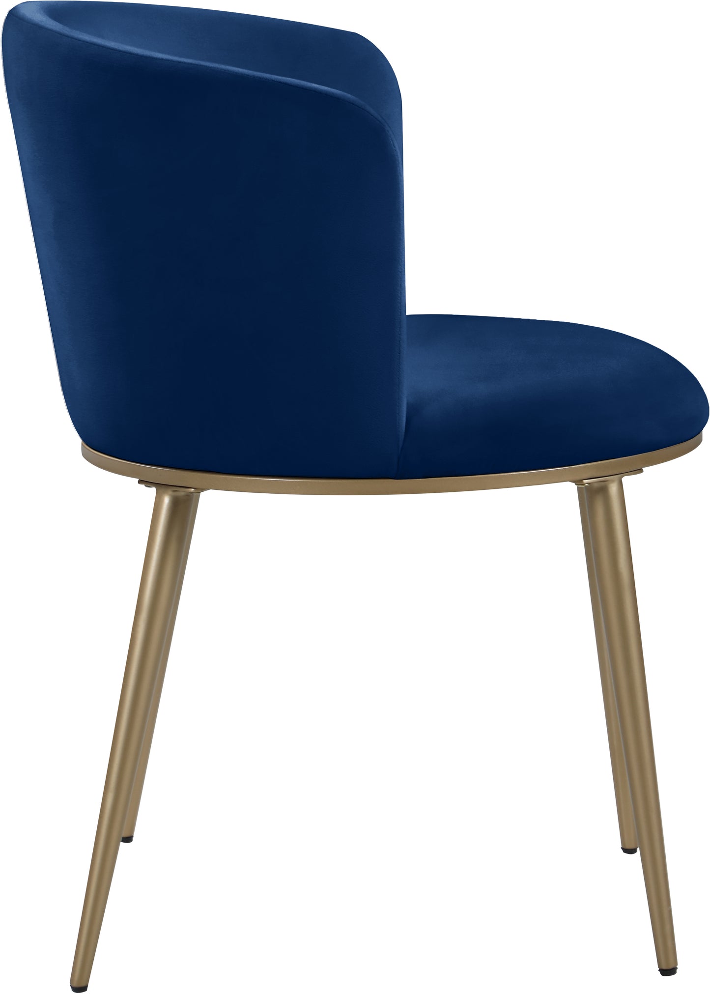 diana navy velvet dining chair c