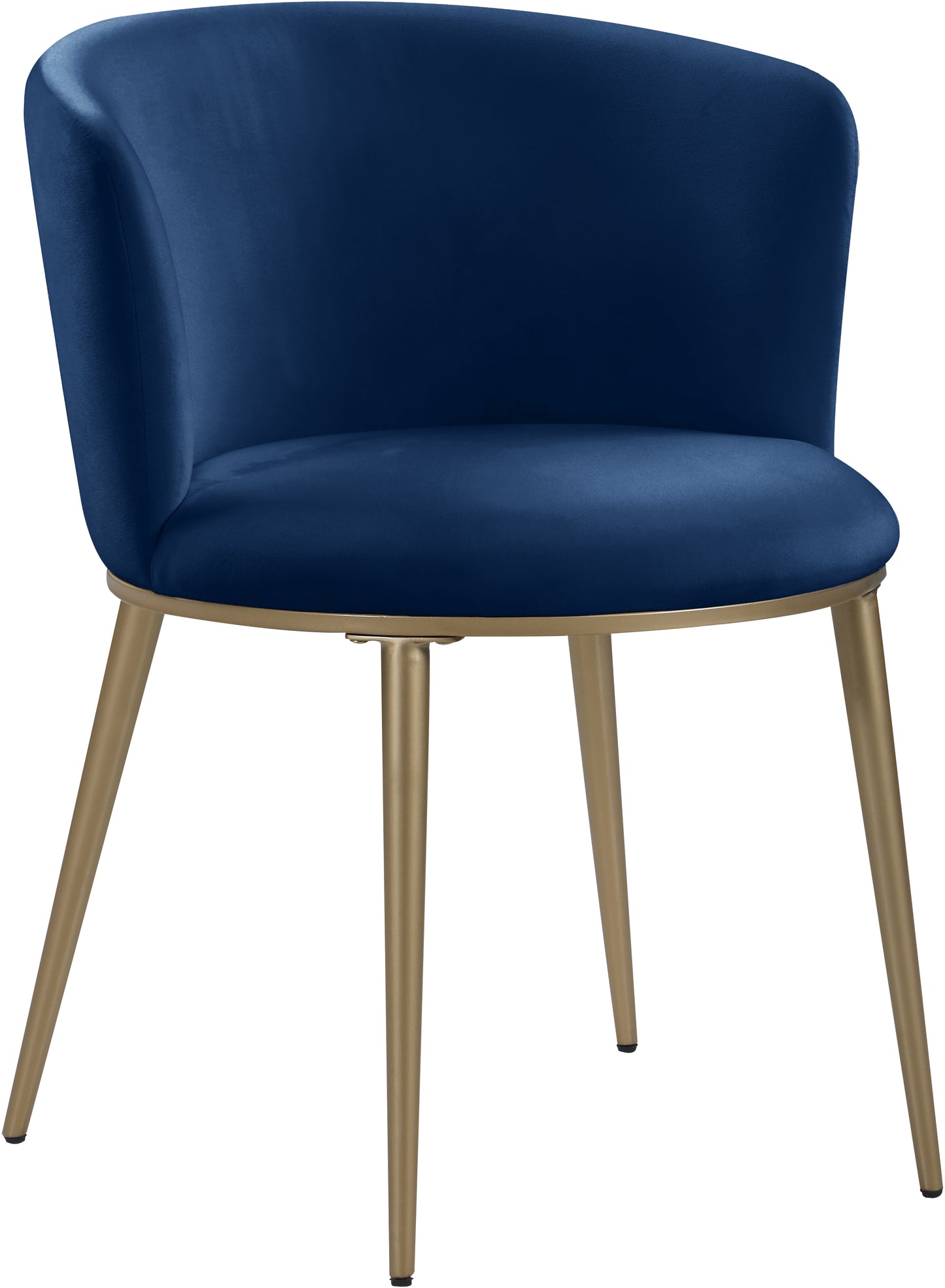 diana navy velvet dining chair c