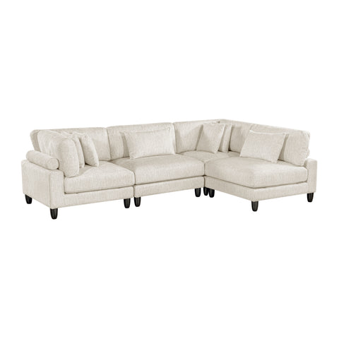 Leesa (4)4-Piece Modular Sectional