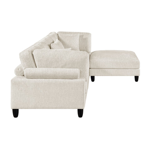 Leesa (4)4-Piece Modular Sectional with Ottoman