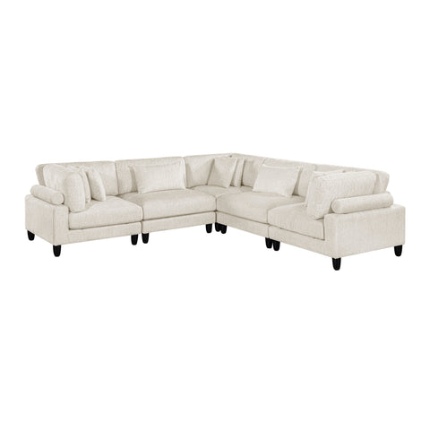 Leesa (5)5-Piece Modular Sectional
