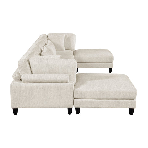 Leesa (6)6-Piece Modular Sectional with Ottomans
