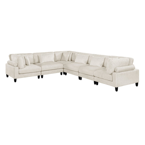 Leesa (6)6-Piece Modular Sectional