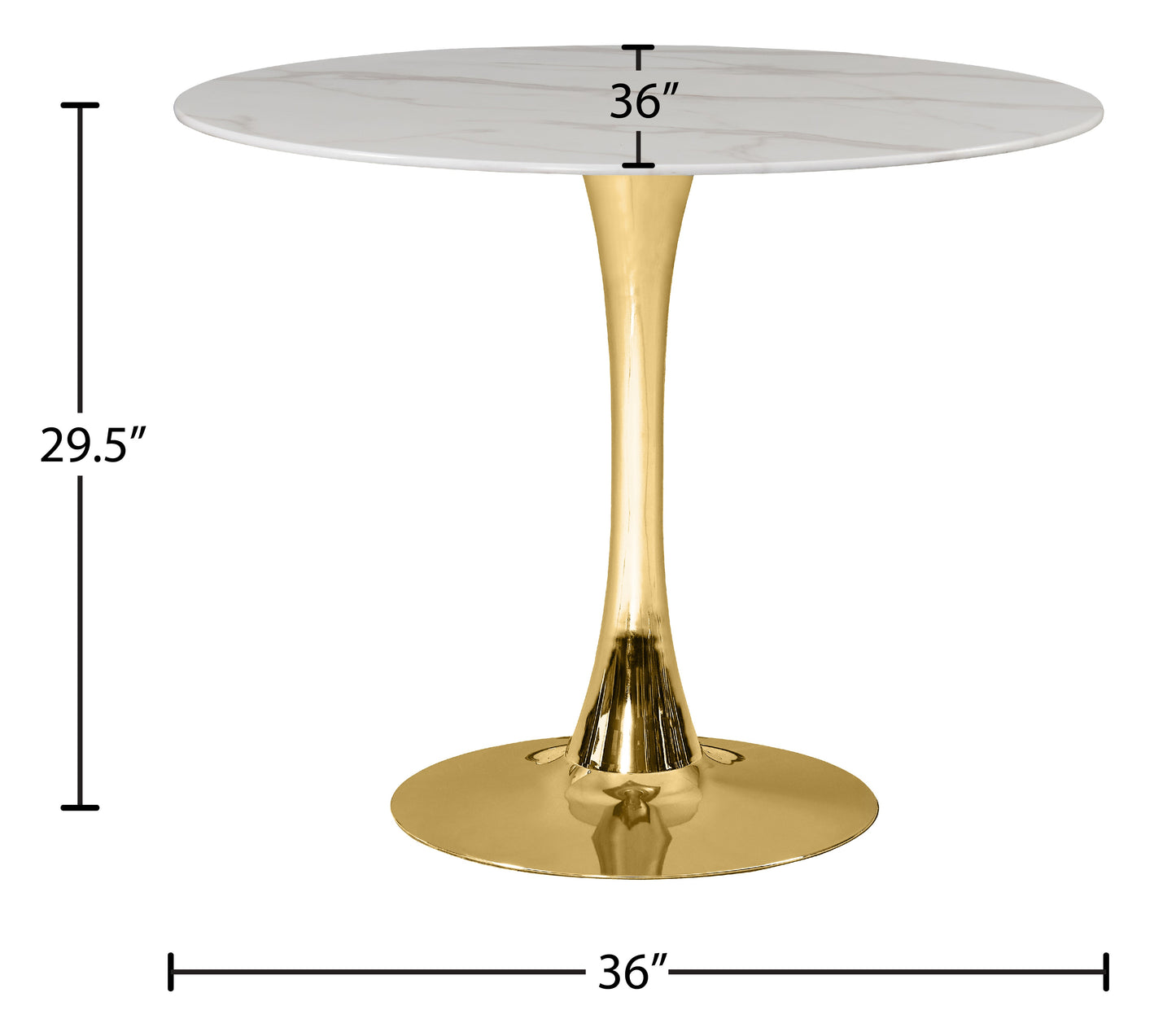 cresthill gold dining table (3 boxes) t