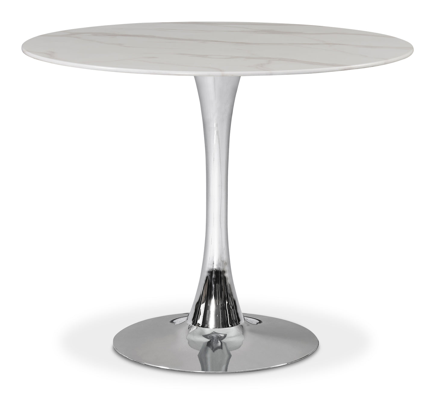 millwin chrome dining table (3 boxes)