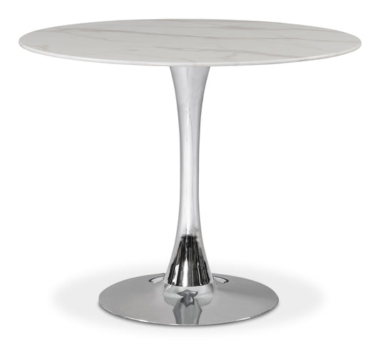 Millwin Chrome Dining Table (3 Boxes)