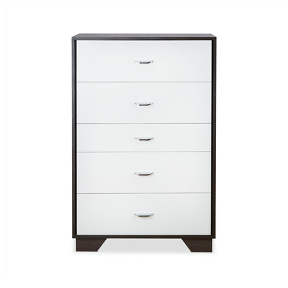 Merill Chest, White & Espresso Finish