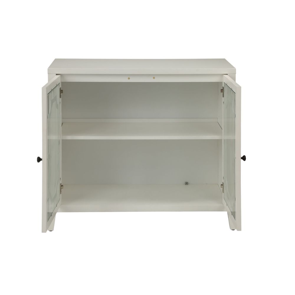 merrilee console cabinet, white finish