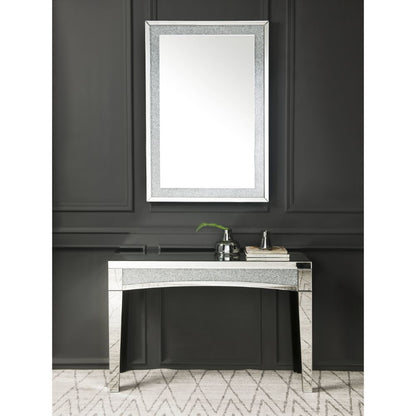 Calan Accent Mirror, Mirrored & Faux Diamonds