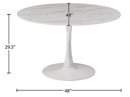 Cresthill White Dining Table T