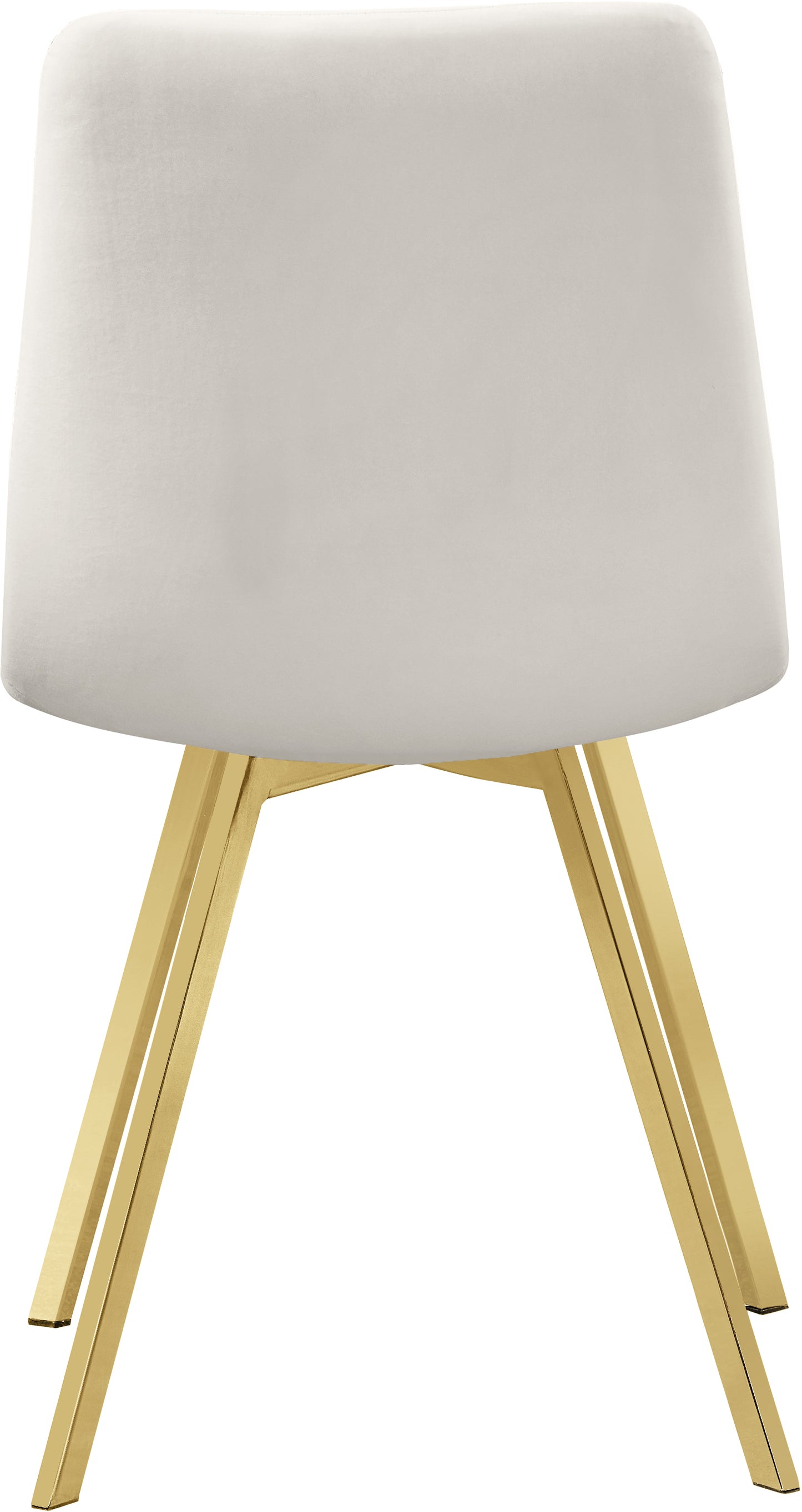 terrazo cream velvet dining chair