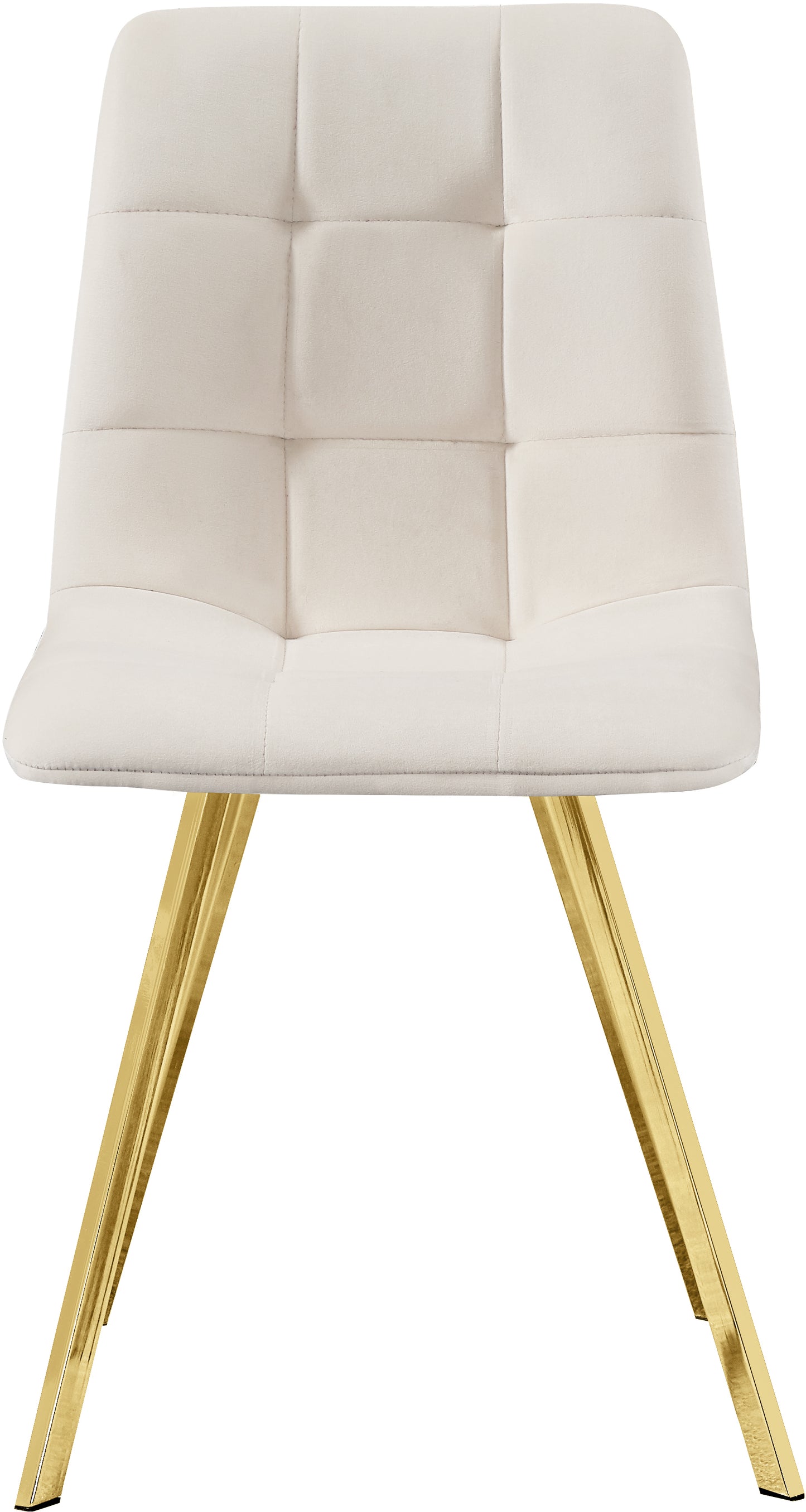 terrazo cream velvet dining chair