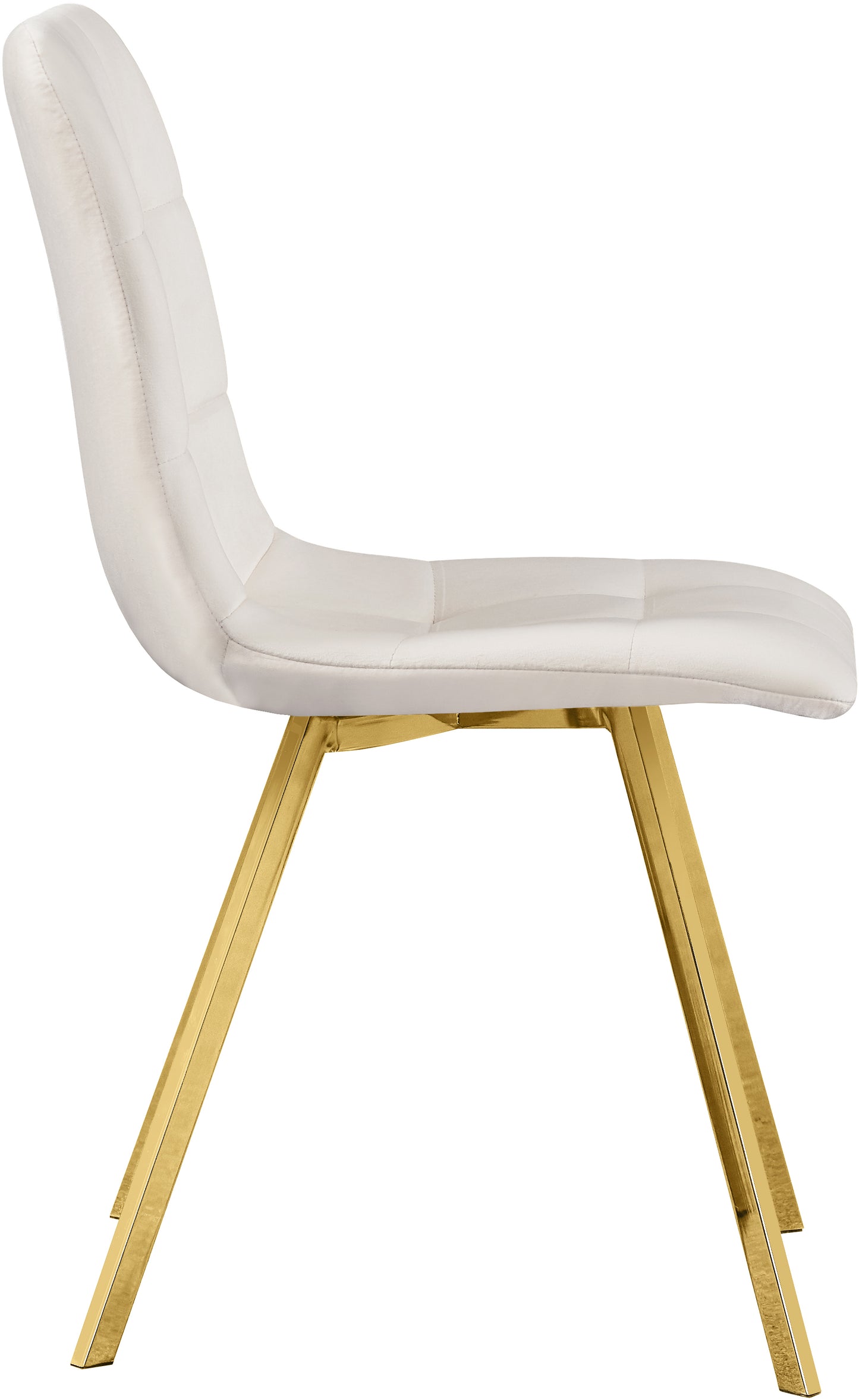 diamante cream velvet dining chair c