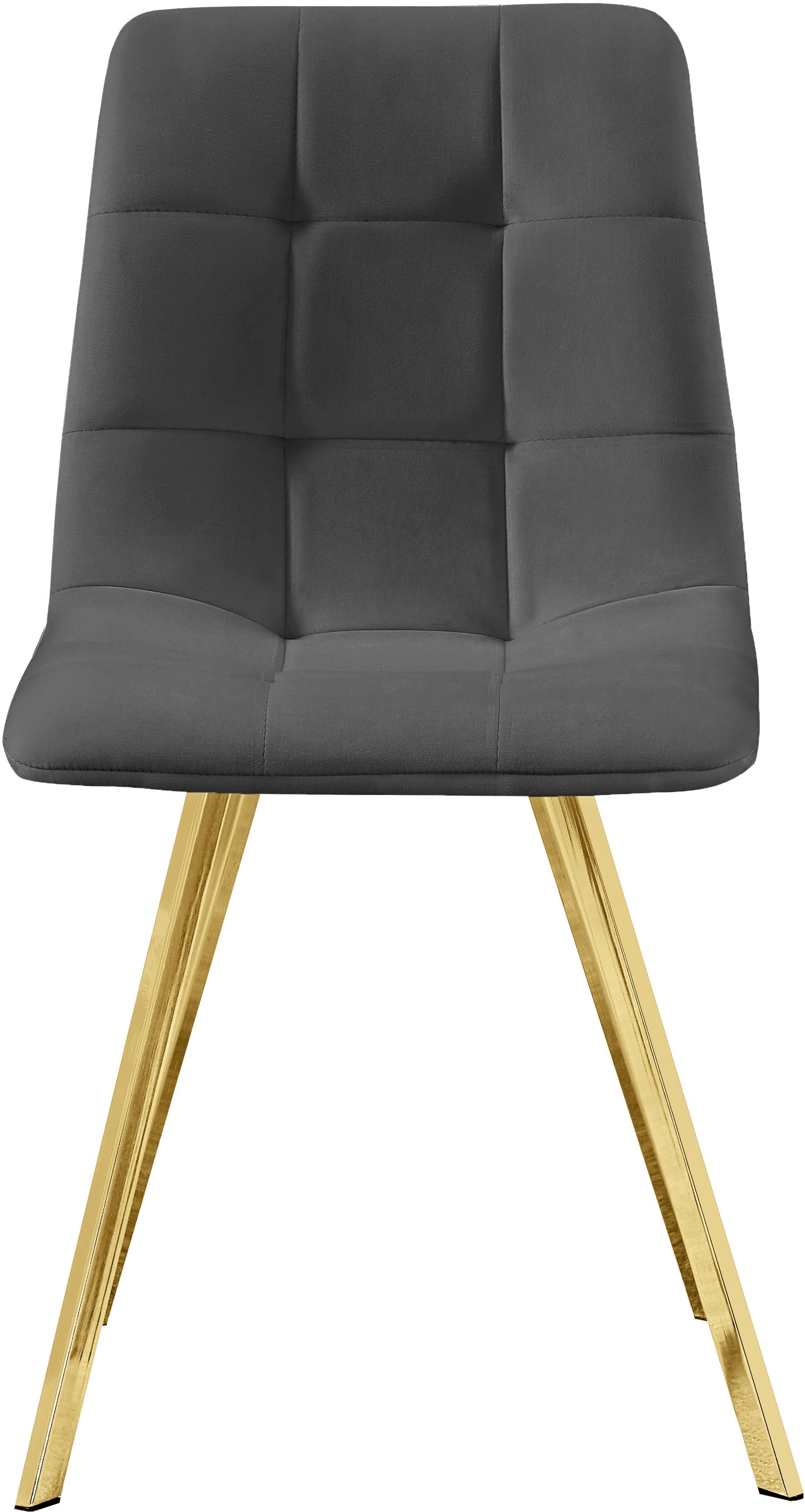 terrazo grey velvet dining chair