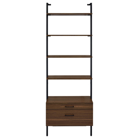 Hillcrest 3-piece 96-inch Wall Mounted Bookshelf Set WalnutWalnut