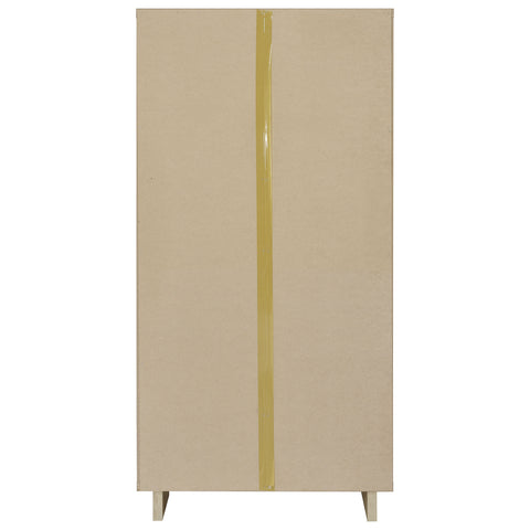 Herrera 65-inch 6-shelf Bookcase White and Distressed PineWhite