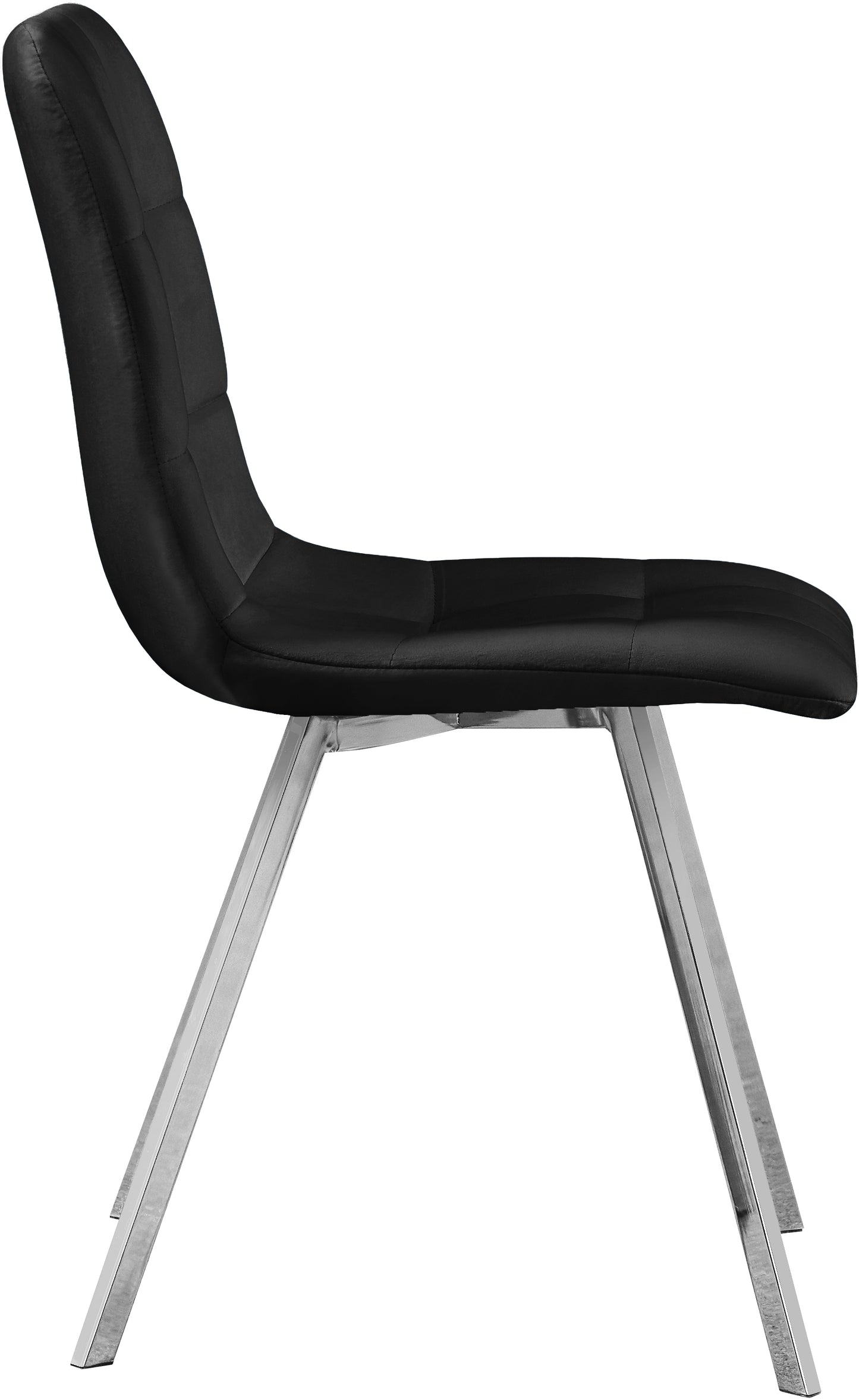 terrazo black velvet dining chair