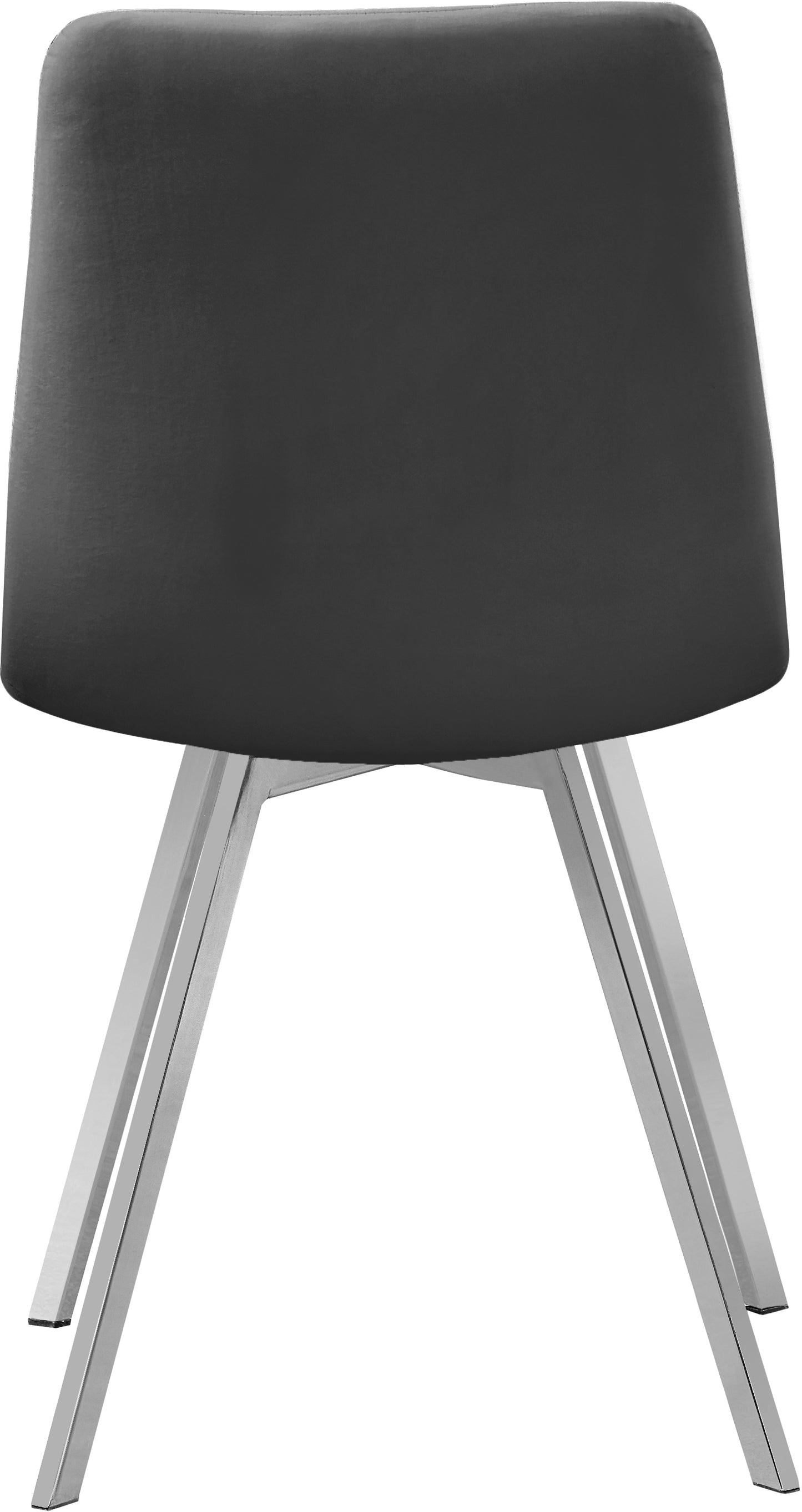 terrazo grey velvet dining chair