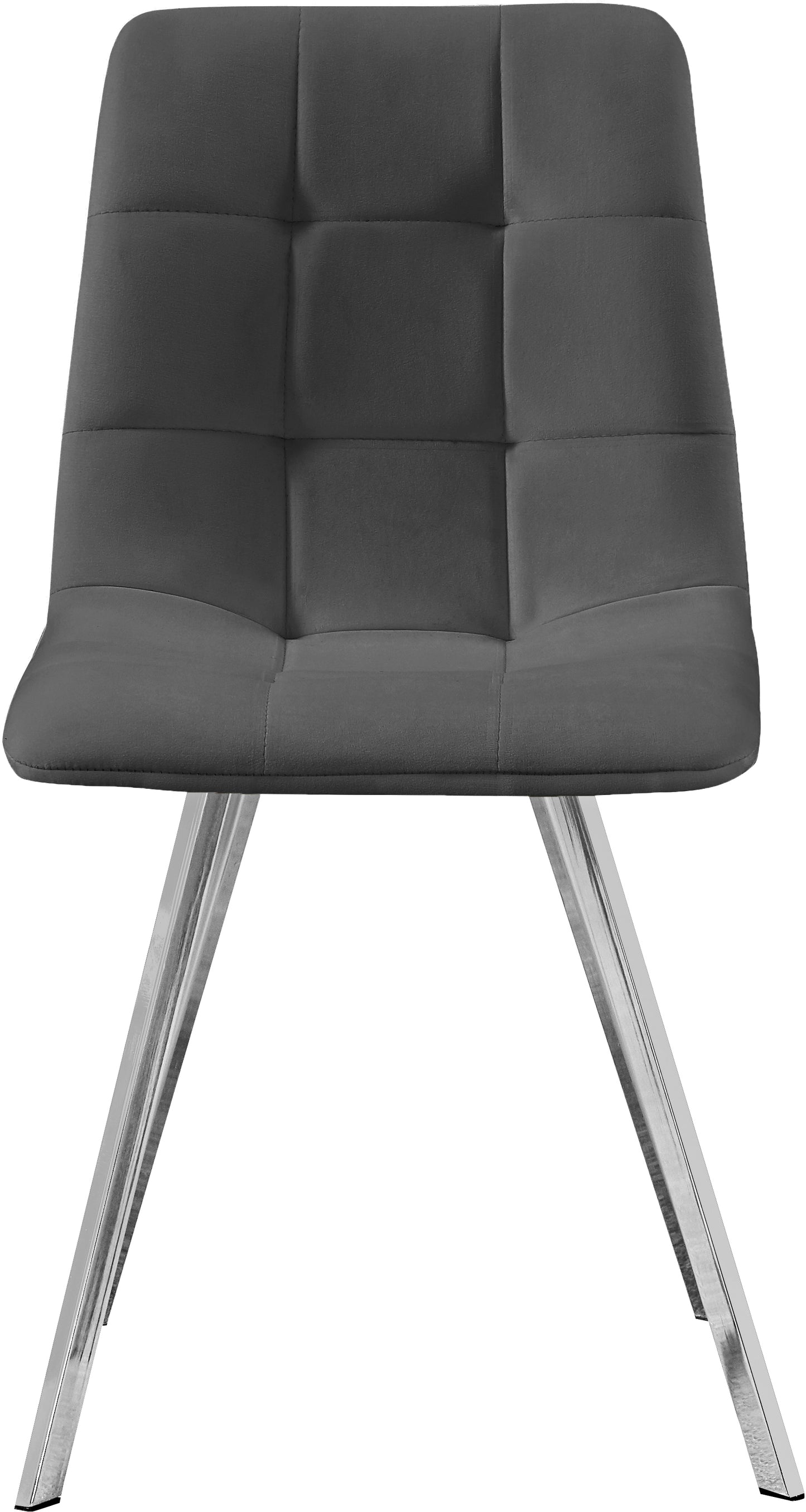 terrazo grey velvet dining chair