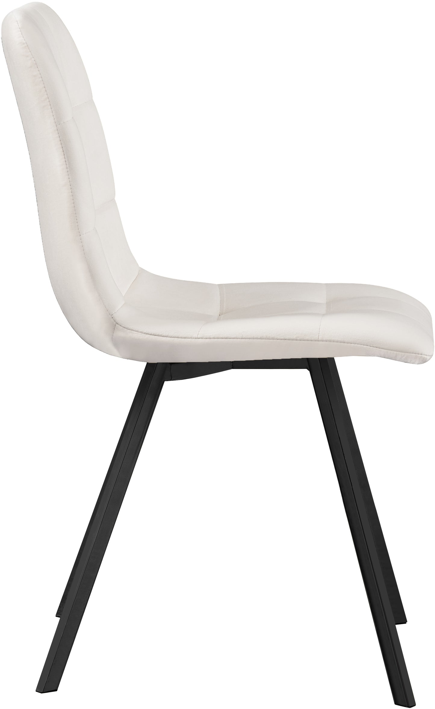 diamante cream velvet dining chair c