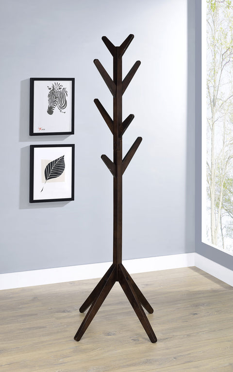 Granvia Solid Wood Coat Rack Clothing Hanger CappuccinoCappuccino