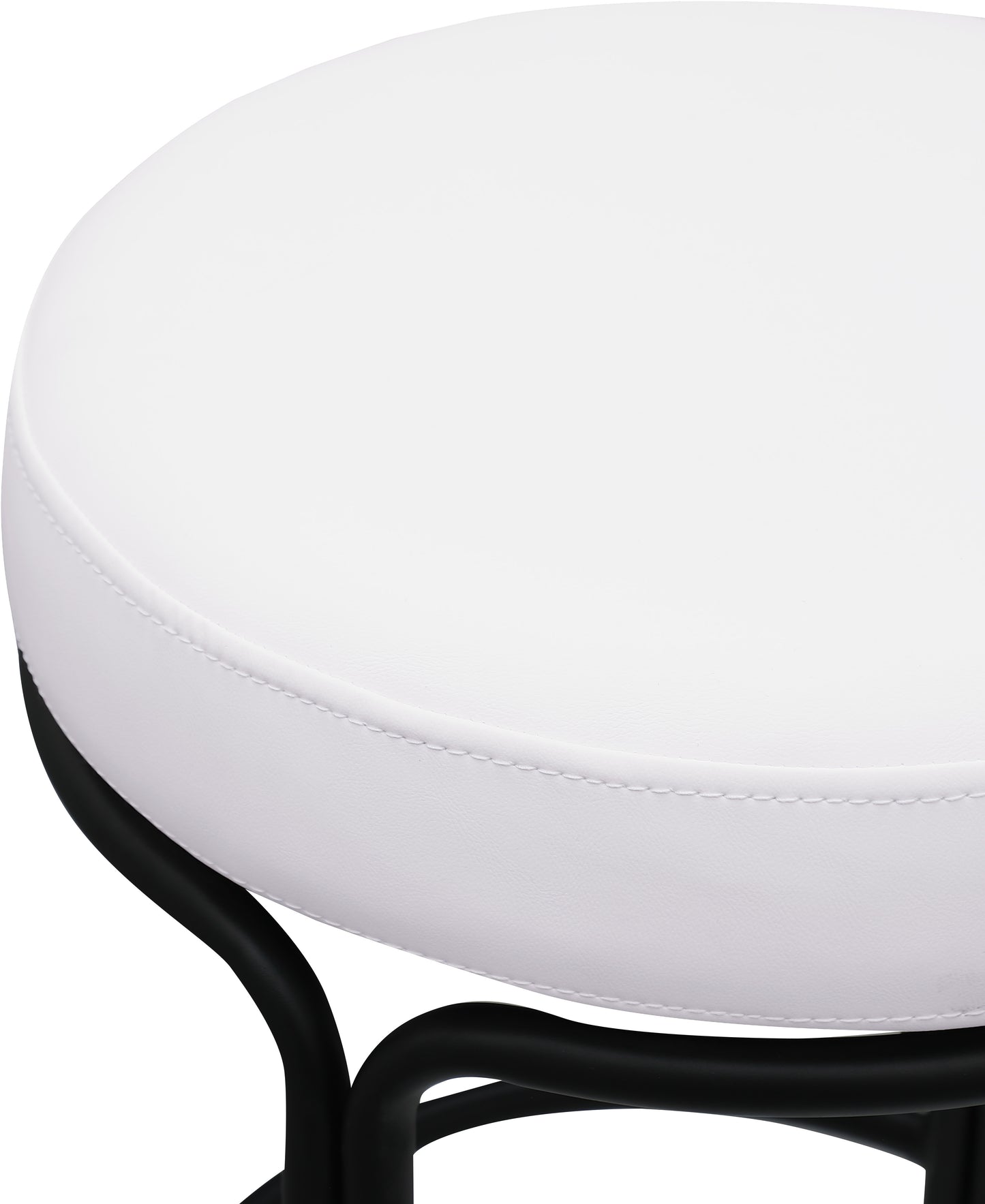 globus cream vegan leather counter stool