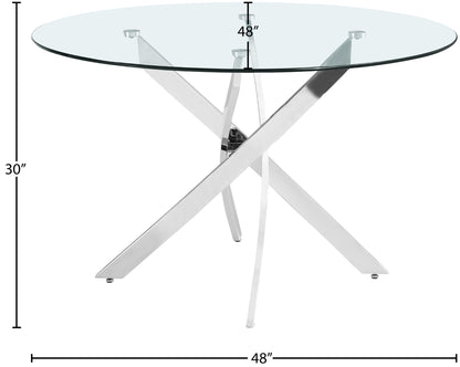 Oakhill Chrome Dining Table T