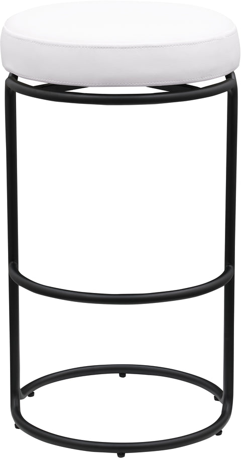 Globus Cream Vegan Leather Bar Stool