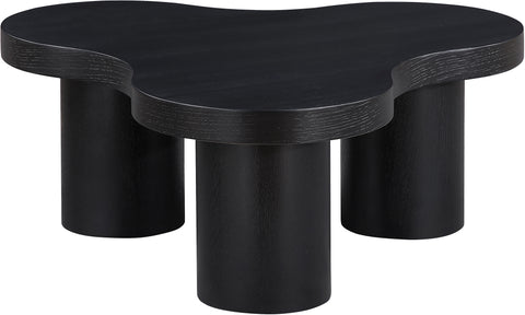 Harper Black Oak Veneer And Solid Wood Coffee Table, 1 Piece