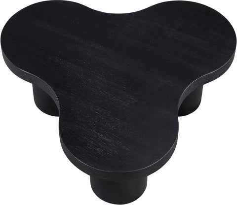 Harper Black Oak Veneer And Solid Wood Coffee Table, 1 Piece