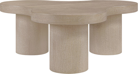 Harper Natural Oak Veneer And Solid Wood Coffee Table, 1 Piece